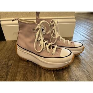Converse Run Star Hike High Top Platform Sneakers Women's Size 5 Pink